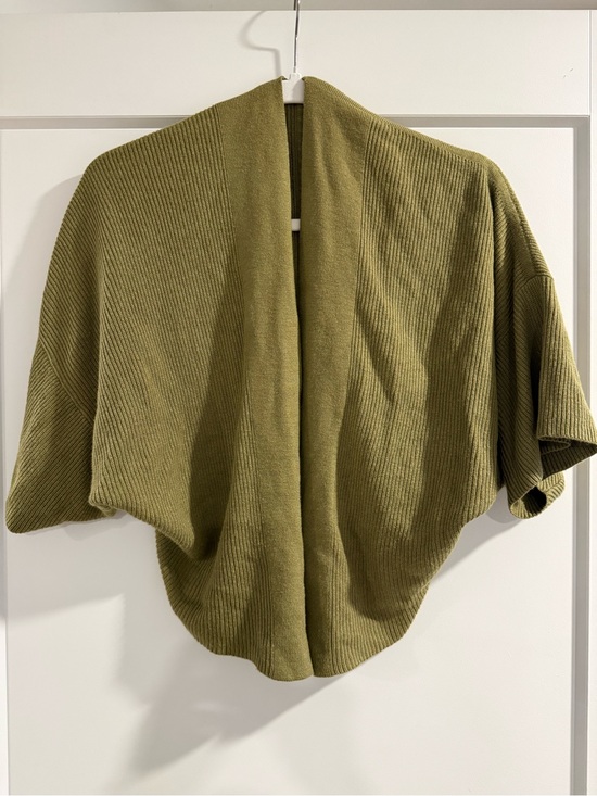 lululemon athletica Sweaters - lululemon athletica Olive Ribbed Open-Front Cardigan